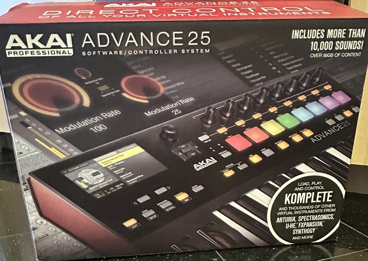 アカイプロフェッショナル ADVANCE 25 Akai Professional Advance 25 Keyboard Controller | Sweetwater