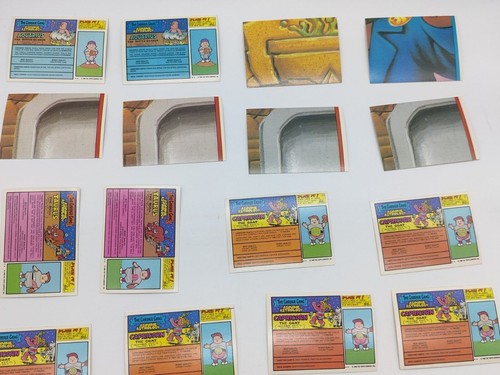 Pegatinas vintage 1988 cubo de basura para niños TÚ ELIGES UNA 603a-609b individuales GPK - Imagen 9 de 21