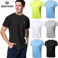 Mens Quick Dry Swim Shirts Sun Protection UPF 50 Performance T-Shirt