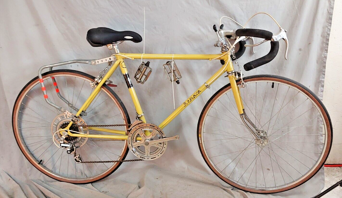 1971 Araya Vintage Touring Road Bike 50cm Small Steel Lugged Steel