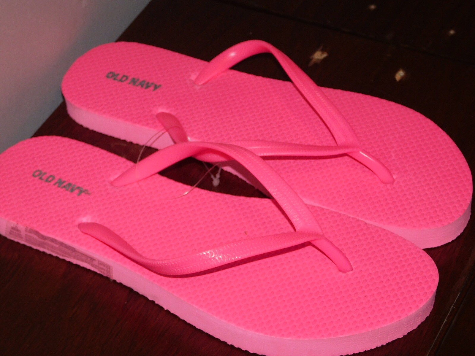 Old Navy Classic Size 8 Pink Flip Flops New W/o Tags Never Worn Great Pair  | eBay
