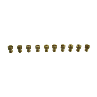 Kit De 10 Gicleurs Principaux Carburateur - Laiton Pour Mikuni VM TM TMX (130 à 152)