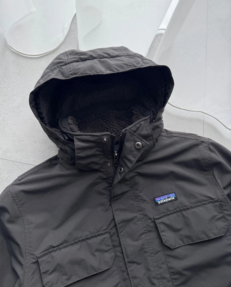 Men's PATAGONIA Isthmus Parka Insulated Jacket Fleece Lined RARE Size M - Image 4 of 4