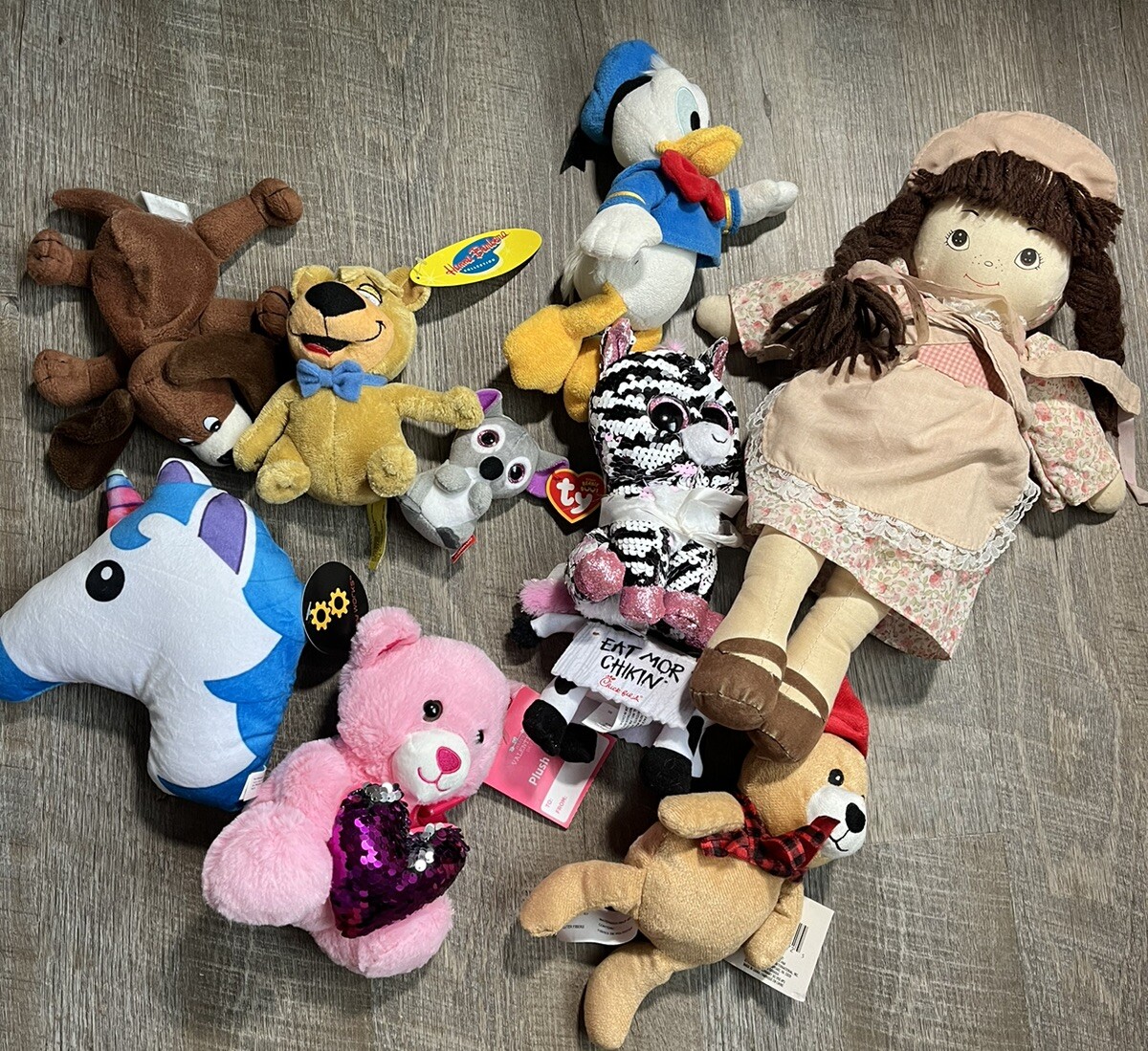 Mixed Plush Stuffed Animals Doll Toys Many New