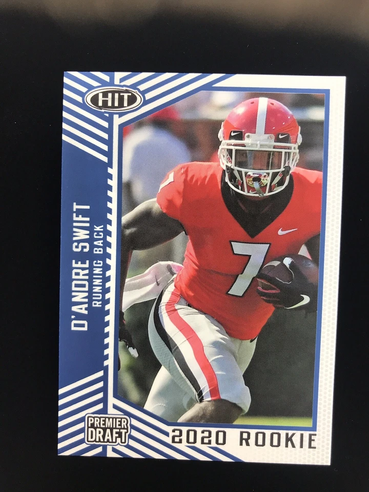D’Andre Swift Rookie 2020 Sage Hit Premier Draft Next Level x4 #98 Lions UGA RC - Image 4 of 4