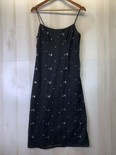 Guess Women’s SZ 9 Black Eyelet Sequin Lightweight Dress Party/Summer Dress #329