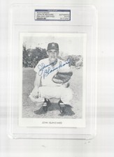 Baseball Photograph, Johnny Blanchard Auto PSA DNA