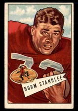 1952 Bowman Large #42 Norm Standlee VG-EX