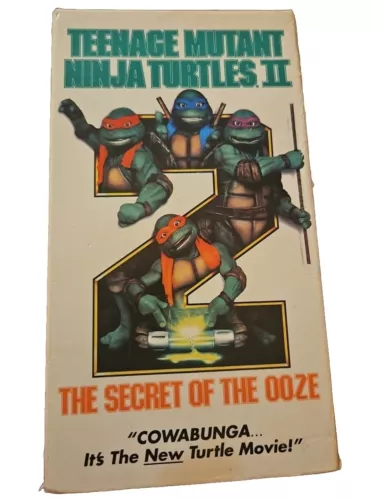 Teenage Mutant Ninja Turtles II The Secret of the Ooze VHS Movie