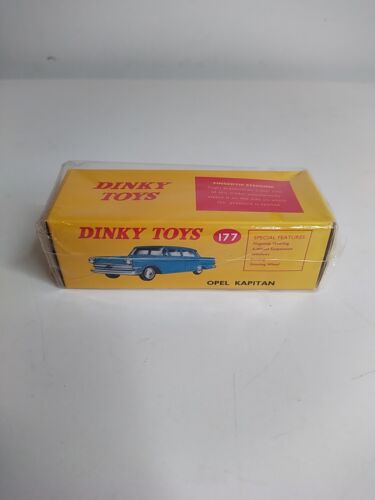BOXED DEAGOSTINI DINKY TOYS No 177 - BLUE OPEL KAPITAN SALOON CAR - Sealed