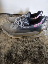 Under Armour Girls HOVR Micro G 6.5 Y Grey Pink Floral