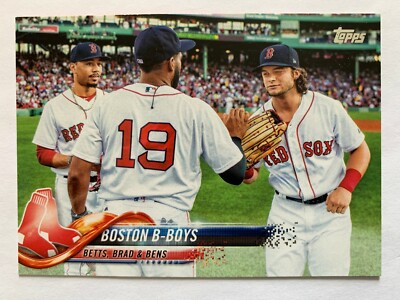 TOPPS BOSTON B-BOYS BETTS, BRAD & BENS #211 - 2018