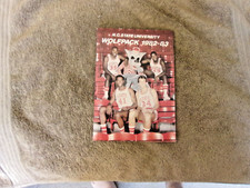 1982-83 NC STATE BASKETBALL MEDIA GUIDE Yearbook 1983 NCAA CHAMPIONS JIM VALVANO
