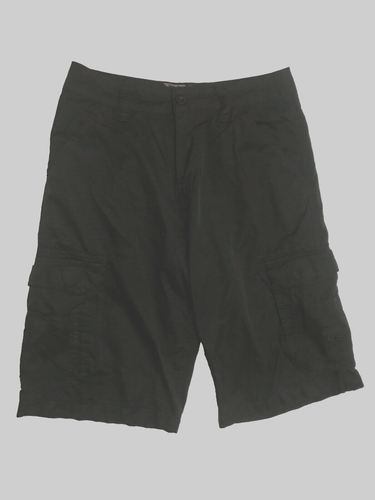 NO FEAR Black Boys Youth Cargo Shorts Size 16