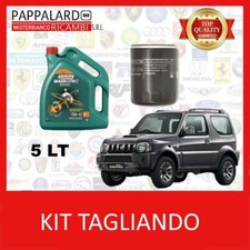 KIT TAGLIANDO FILTRO OLIO + 5LT OLIO CASTROL 10W40 SUZUKI JIMNY 1.3 BENZINA 