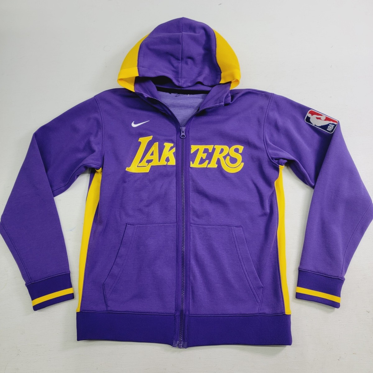 Los Angeles Lakers Showtime Womens Nike Dri-FIT NBA Full-Zip