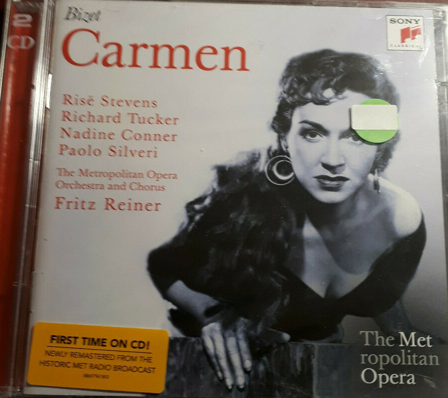 BIZET, REINER, STEVENS,METROPOLITAN OPERA - CARMEN *2CD BRAND NEW SEALED SIGILLA