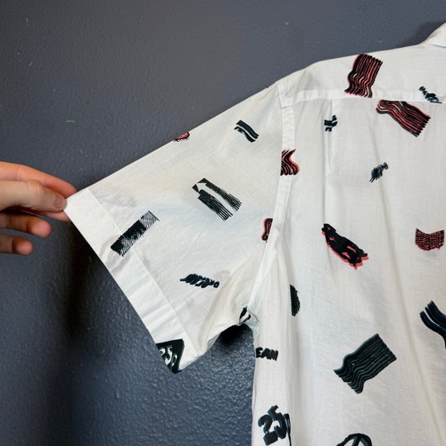 Paul Smith Jeans S men’s (xl kids) white short sleeve button up shirt - Picture 9 of 11