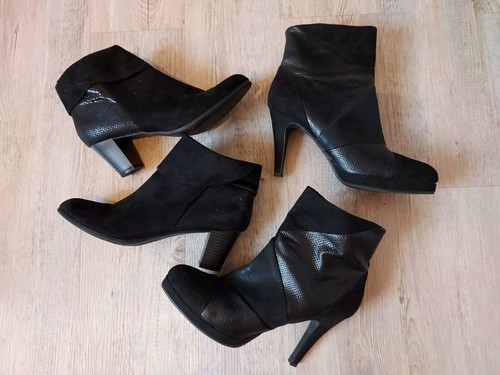 2 PAAR STIEFELETTEN, Gr.42 - Bild 2 von 9
