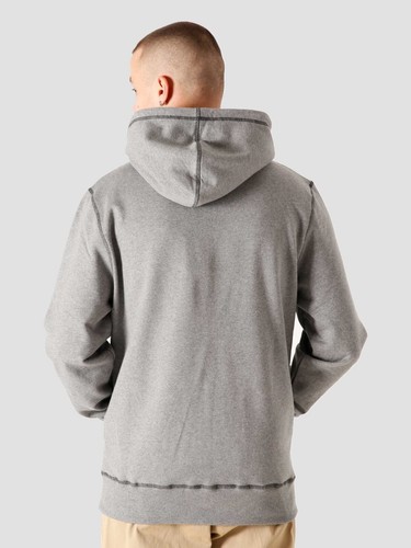 Daily Paper Shield Hoodie Sweater Gray Sport Unisex Oversize - Picture 3 of 5