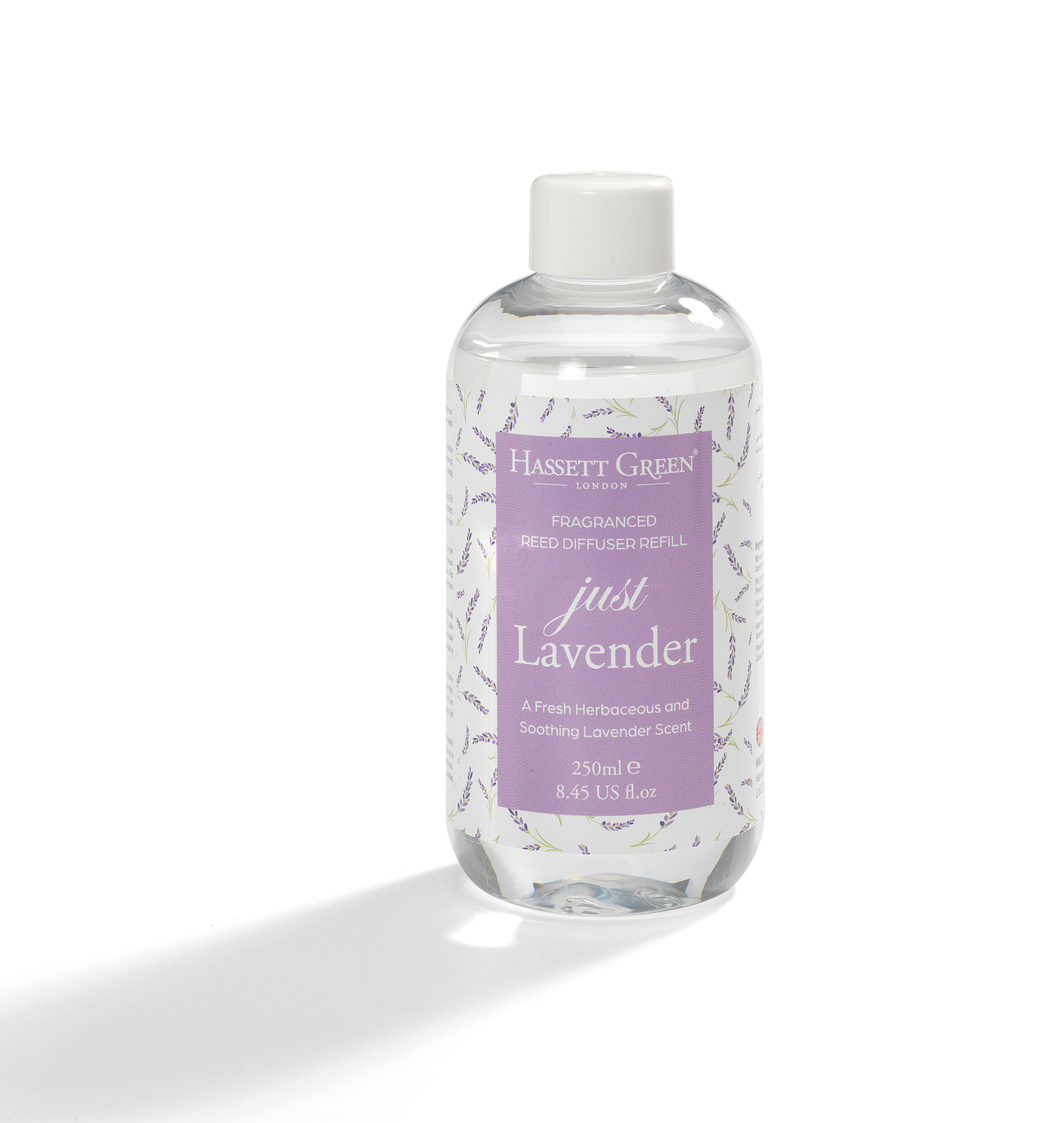 Hassett Green Just Lavender Fragrance Oil Reed Diffuser Refill - 250ml
