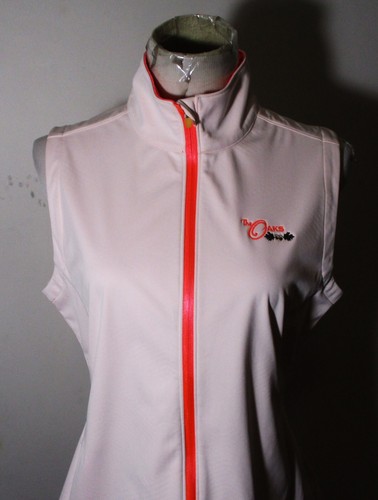 Chaleco de golf UNDER ARMOUR beige cremallera completa talla L - Imagen 2 de 6