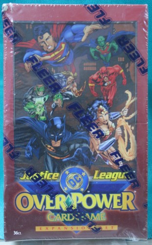 1997 DC Overpower Justice League Expansion Sealed 36 pack Box Low Production