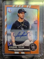 2023 topps big league baseball ORANGE FOIL rookie card auto 