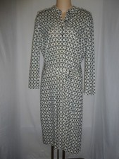 Tory Burch Chain Printed LS Shirt Dress SZ Small