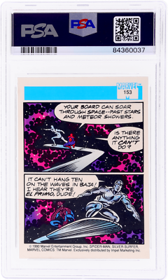 1990 Marvel Universe I Silver Surfer #153 PSA 8 | eBay
