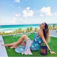 Farm Rio Botanical Ruffle Maxi Dress