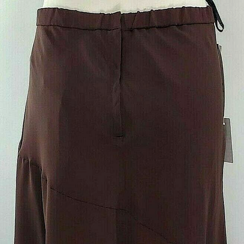 Neu mit Etikett Alfred Angelo asymmetrischer Taschentuch Rüschenrock - Größe 18 - braun - Bild 6 von 12