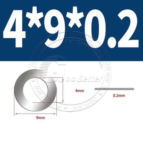 Shim Washers 0.1/0.2/0.3/0.5mm Thick DIN 988 High Quality 304 Stainless Steels - Picture 214 of 239