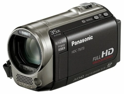 Panasonic Digital Camcorder Video Camera Tm70 Moon Black Hdc-Tm70-K (Built