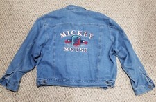 Rare Vintage 1980's New W/out Tags Disney Mickey Mouse Jean Jacket Pick up Only