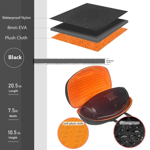 JakeSpecial – Hard EVA Travel Case for JBL Boombox 3 Speakers - Afbeelding 3 van 10