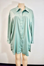 NWT House of Harlow Blue Women's Dress Shirt Size Large ON Sale