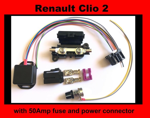 Renault Clio 2 - Electric power steering controller Kit box EPAS - FUSE included Renault Clio 2 - Electric power steering controller Kit box EPAS - FUSE included
