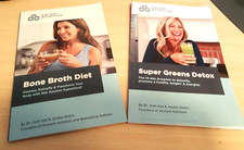 ANCIENT NUTRITION 2 BOOK SET: Super Greens Detox B ne Broth Diet NEW/Recipes