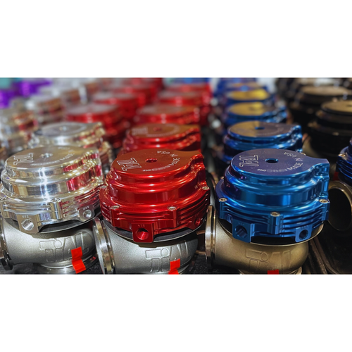 TiAL Q Blow Off Valve BOV Blue 50mm 10 Psi Spring w/Stainless Steel Flange - Picture 3 of 9
