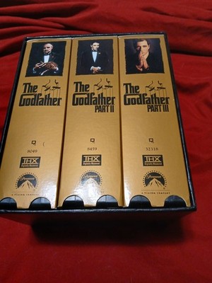 Paramount The Godfather Collection Box Set THX Digitally Mastered VHS Stereo