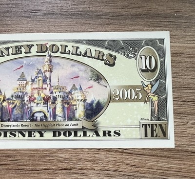 2005 $10 MINNIE MOUSE DISNEY DOLLAR Disneyland 50th