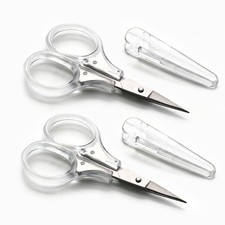 Small Craft Scissors, 3" Tiny Travel Scissors Tsa Compliant with Cover, Sharp...