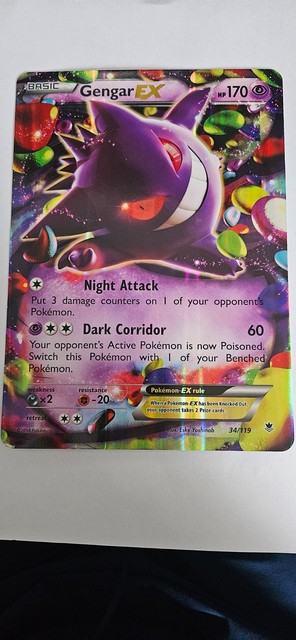 Gengar EX [Jumbo] #34 (Phantom Forces (2014))