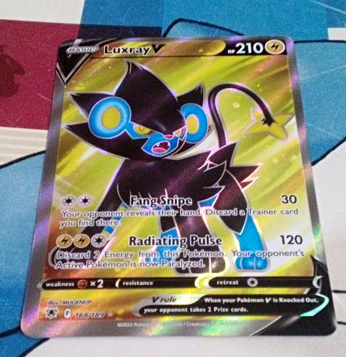 The Pokémon Company Luxray V Full Art 168/189 Astral Radiance Ultra Rare Holo