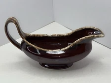 Vintage Hull 1970’s Oven Proof Pottery Glaze Drip Gravy Sauce Boat Dish