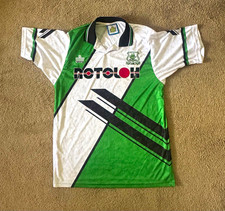 Vintage 1990s Plymouth Argyle Football Shirt Mens M Admiral Rotolok Retro Green