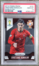 2014 Panini Prizm World Cup #161 Cristiano Ronaldo PSA 10 GEM MT Portugal