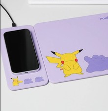 Pokemon Ditto Pikachu 15W Fast Wireless Charging Mouse Pad Official Licensed
