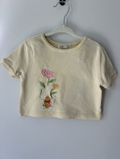 Vintage 90s Y2K Winnie The Pooh 3T Embroidered Tshirt Disney Baby Toddler